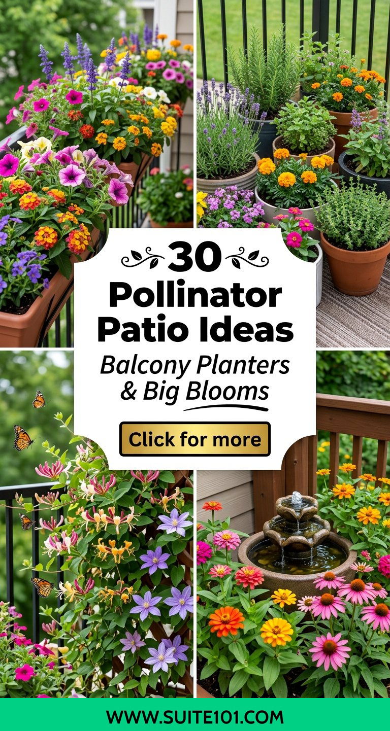 30 Pollinator Patio Ideas for Balcony Planters and Big Blooms - 30 Pollinator Patio Ideas for Balcony Planters and Big Blooms