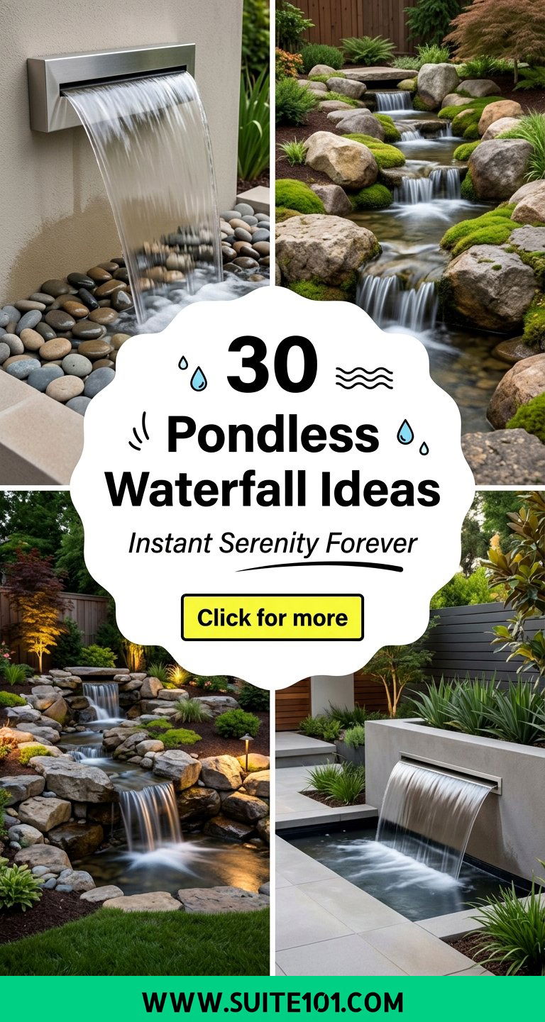 30 Pondless Waterfall Ideas for Instant Serenity in Any Yard - 30 Pondless Waterfall Ideas for Instant Serenity in Any Yard