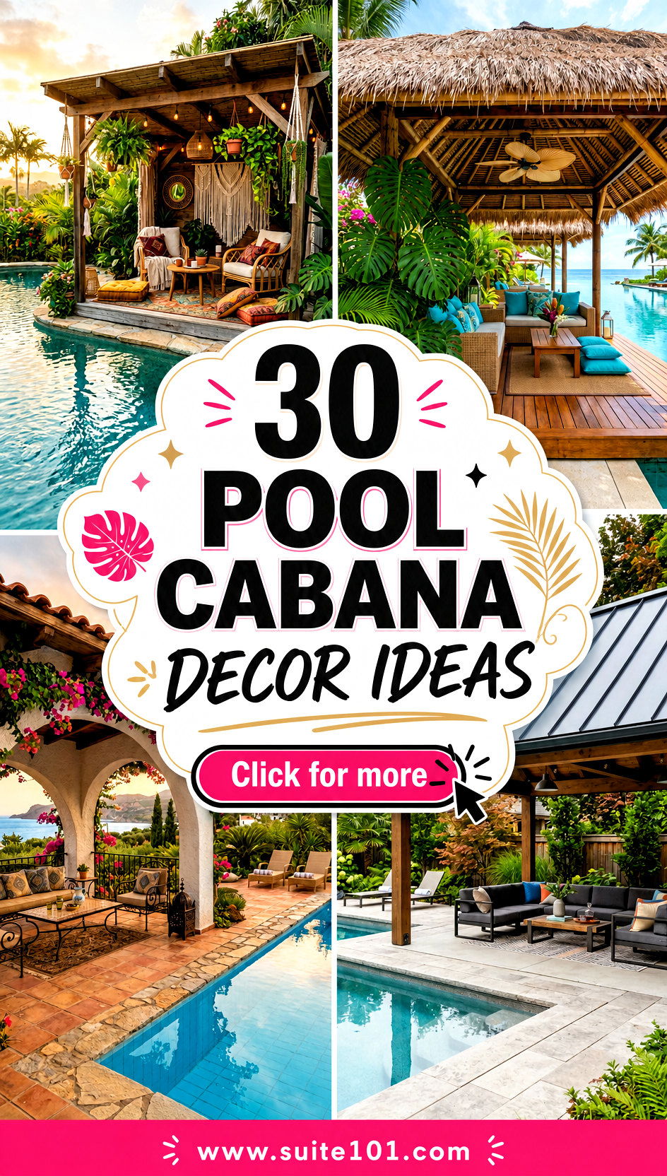 30 Pool Cabana Decor Ideas for a Resort-Style Hangout Vibe - 30 Pool Cabana Decor Ideas for a Resort-Style Hangout Vibe
