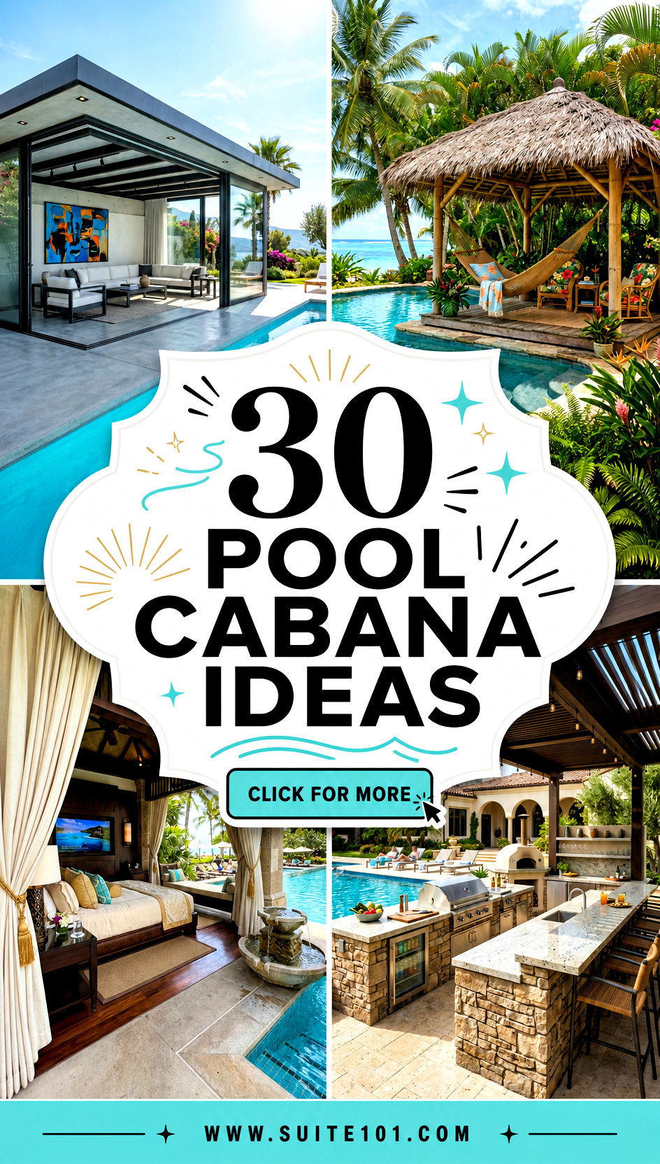 30 Pool Cabana Ideas to Create Your Perfect Outdoor Retreat - 30 Pool Cabana Ideas to Create Your Perfect Outdoor Retreat