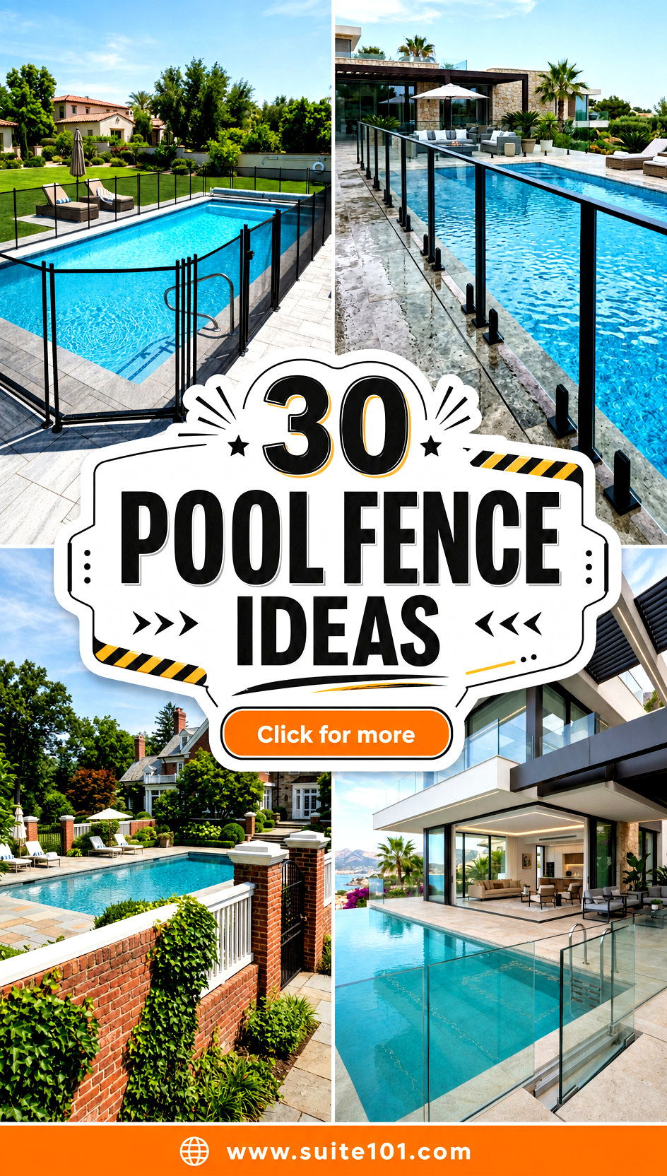 30 Pool Fence Ideas for Modern Safety Style and Easy Access - 30 Pool Fence Ideas for Modern Safety, Style, and Easy Access
