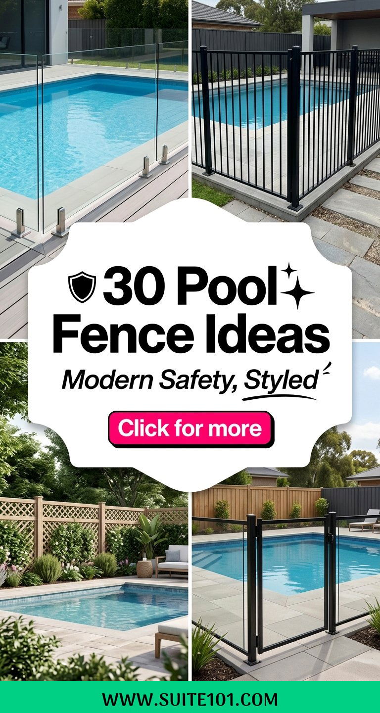 30 Pool Fence Ideas for Modern Safety Style and Easy Access - 30 Pool Fence Ideas for Modern Safety, Style, and Easy Access