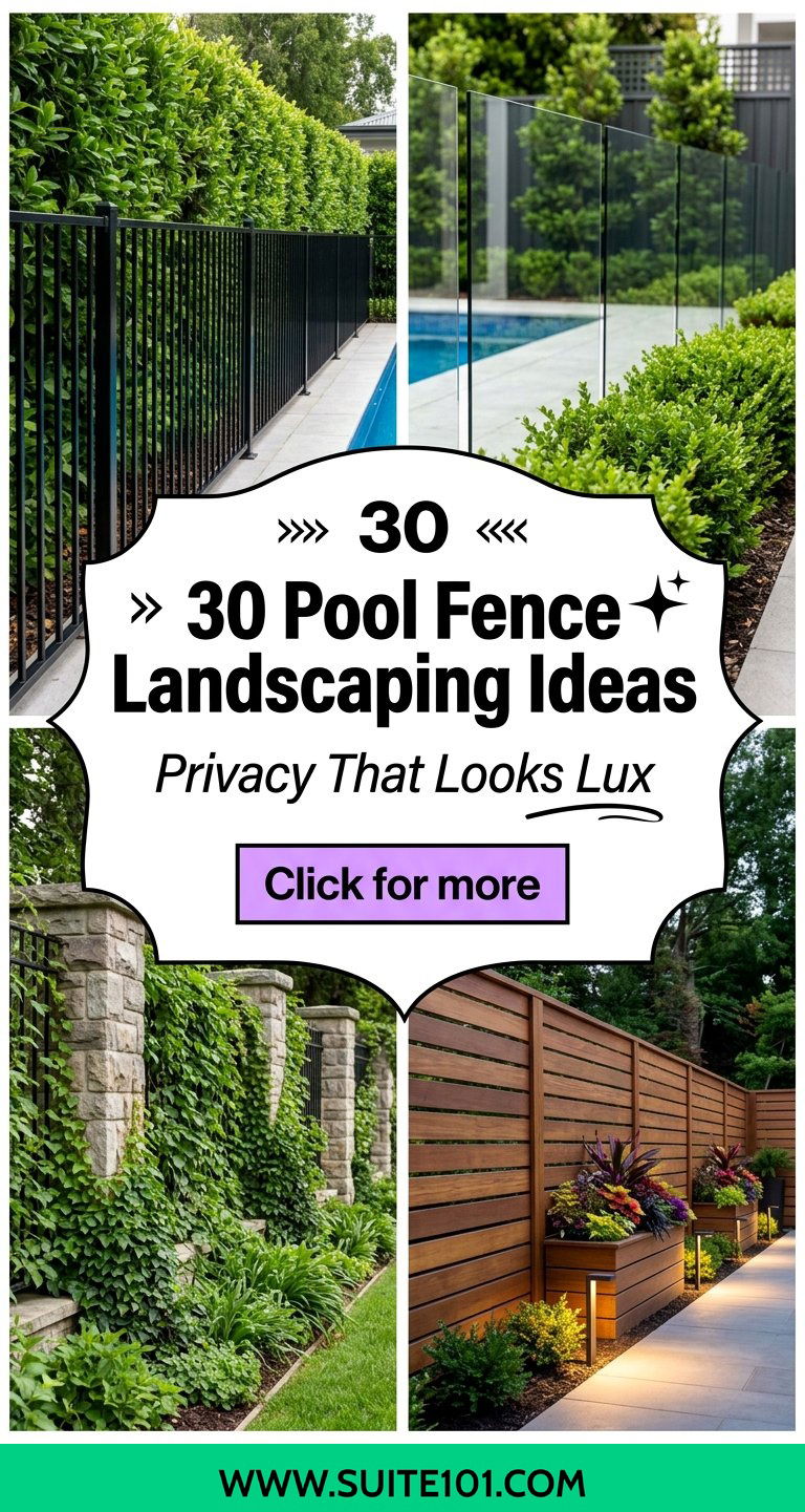 30 Pool Fence Landscaping Ideas for Safe Style and Privacy - 30 Pool Fence Landscaping Ideas for Safe Style and Privacy