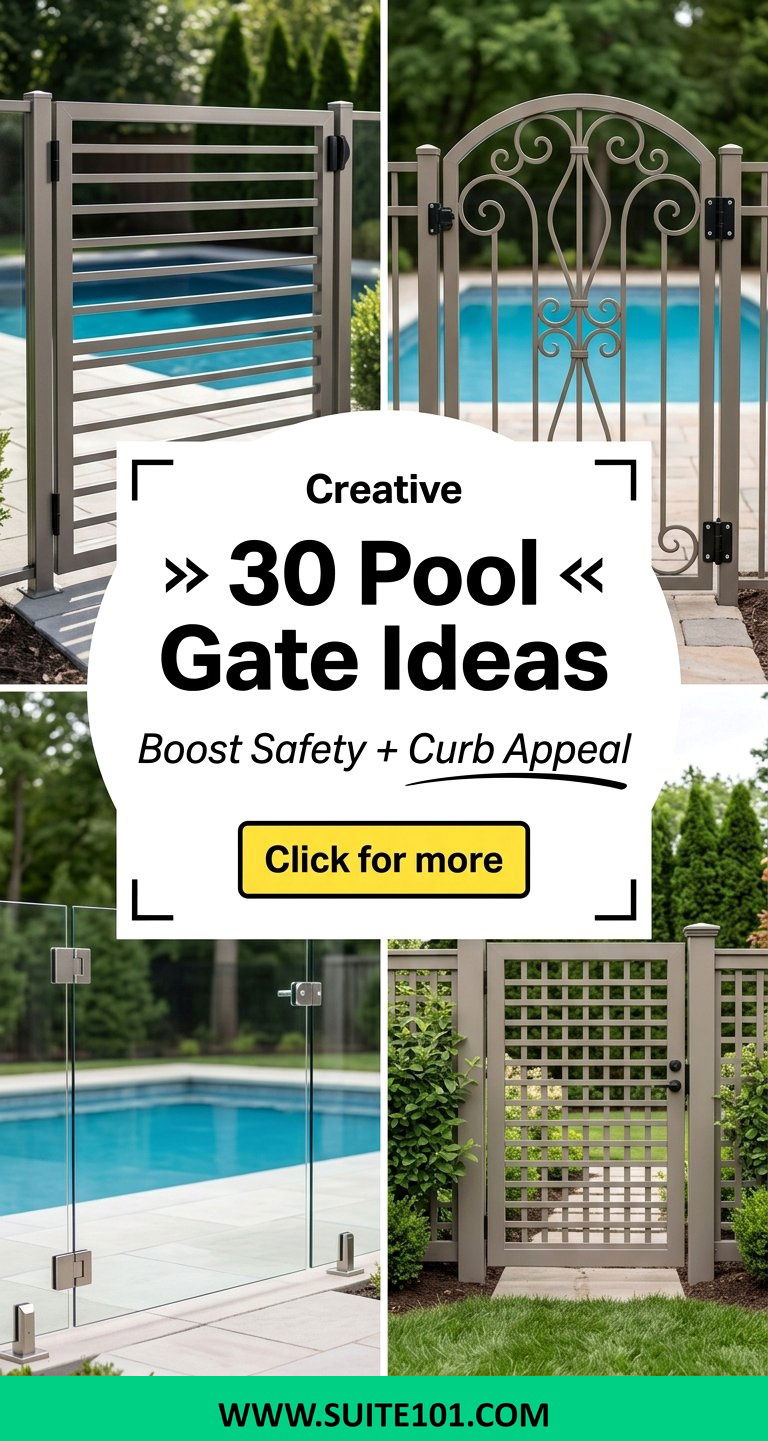 30 Pool Gate Ideas to Boost Safety and Upgrade Your Outdoor Look - 30 Pool Gate Ideas to Boost Safety and Upgrade Your Outdoor Look