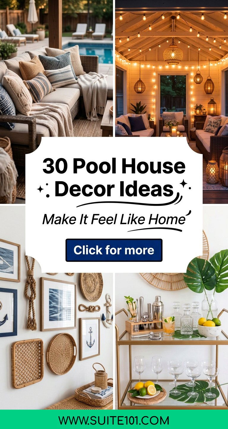 30 Pool House Decor Ideas to Make It Feel Like Home Daily - 30 Pool House Decor Ideas to Make It Feel Like Home Daily