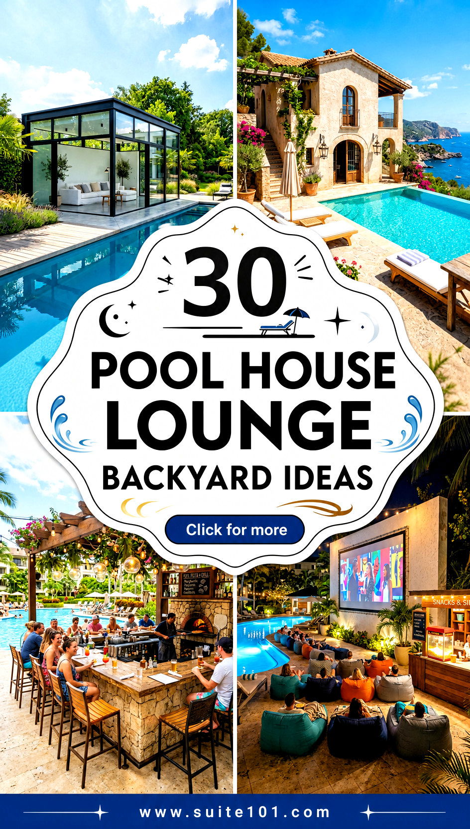 30 Pool House Lounge Backyard Ideas for Relaxing Outdoor Nights - 30 Pool House Lounge Backyard Ideas for Relaxing Outdoor Nights