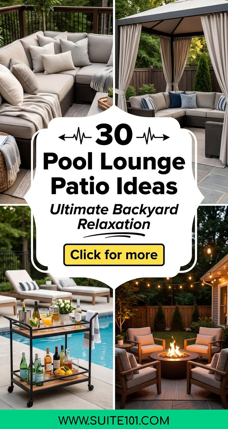 30 Pool Lounge Patio Ideas for Ultimate Backyard Relaxation - 30 Pool Lounge Patio Ideas for Ultimate Backyard Relaxation