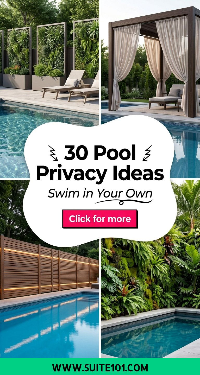30 Pool Privacy Ideas for a Secluded Backyard Swim Retreat - 30 Pool Privacy Ideas for a Secluded Backyard Swim Retreat