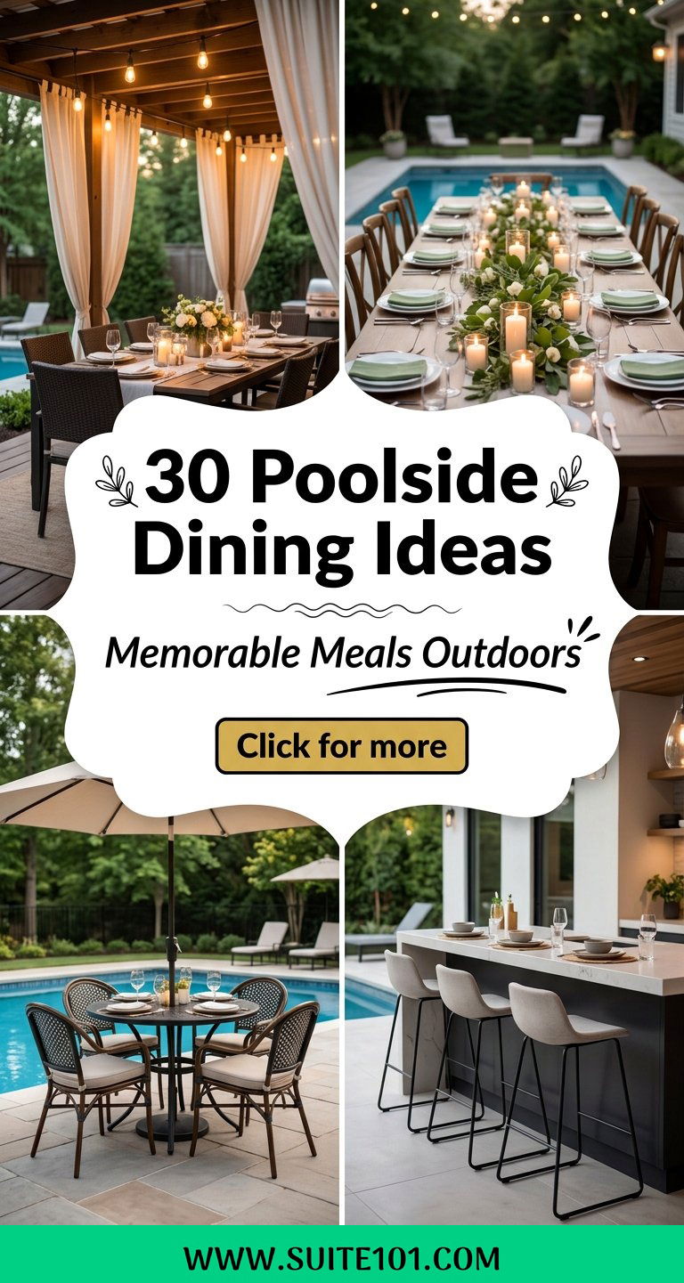 30 Poolside Dining Ideas for Memorable Meals Outdoors - 30 Poolside Dining Ideas for Memorable Meals Outdoors