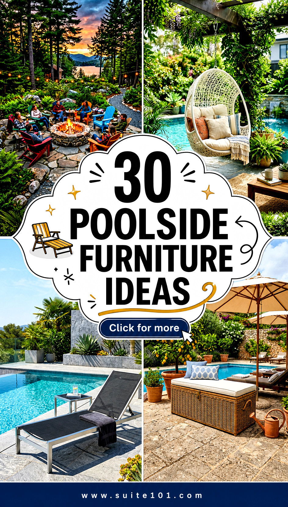 30 Poolside Furniture Ideas for Building Your Perfect Chill Zone - 30 Poolside Furniture Ideas for Building Your Perfect Chill Zone