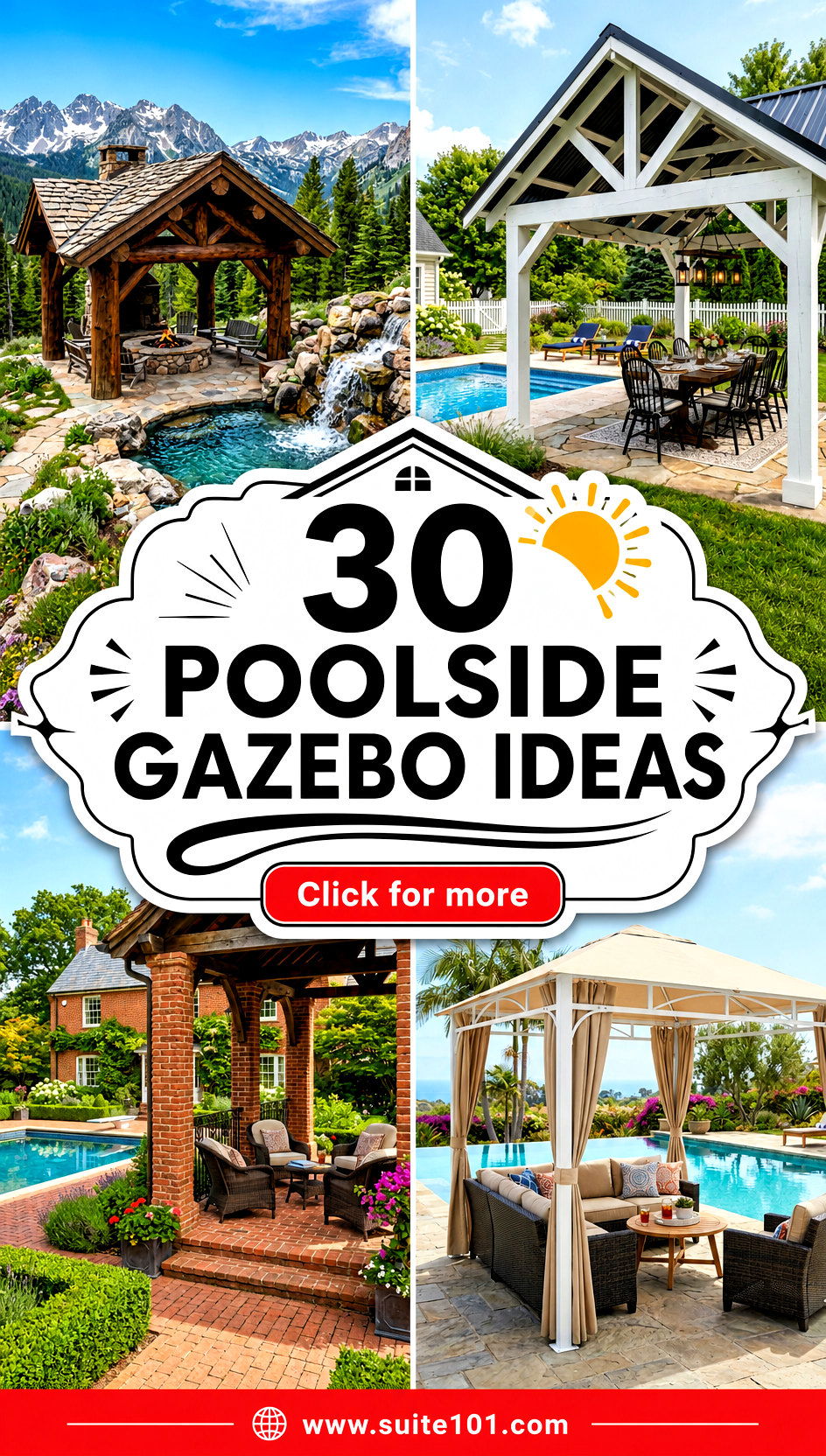 30 Poolside Gazebo Ideas for Shade Style and Resort Feel - 30 Poolside Gazebo Ideas for Shade, Style, and Resort Feel