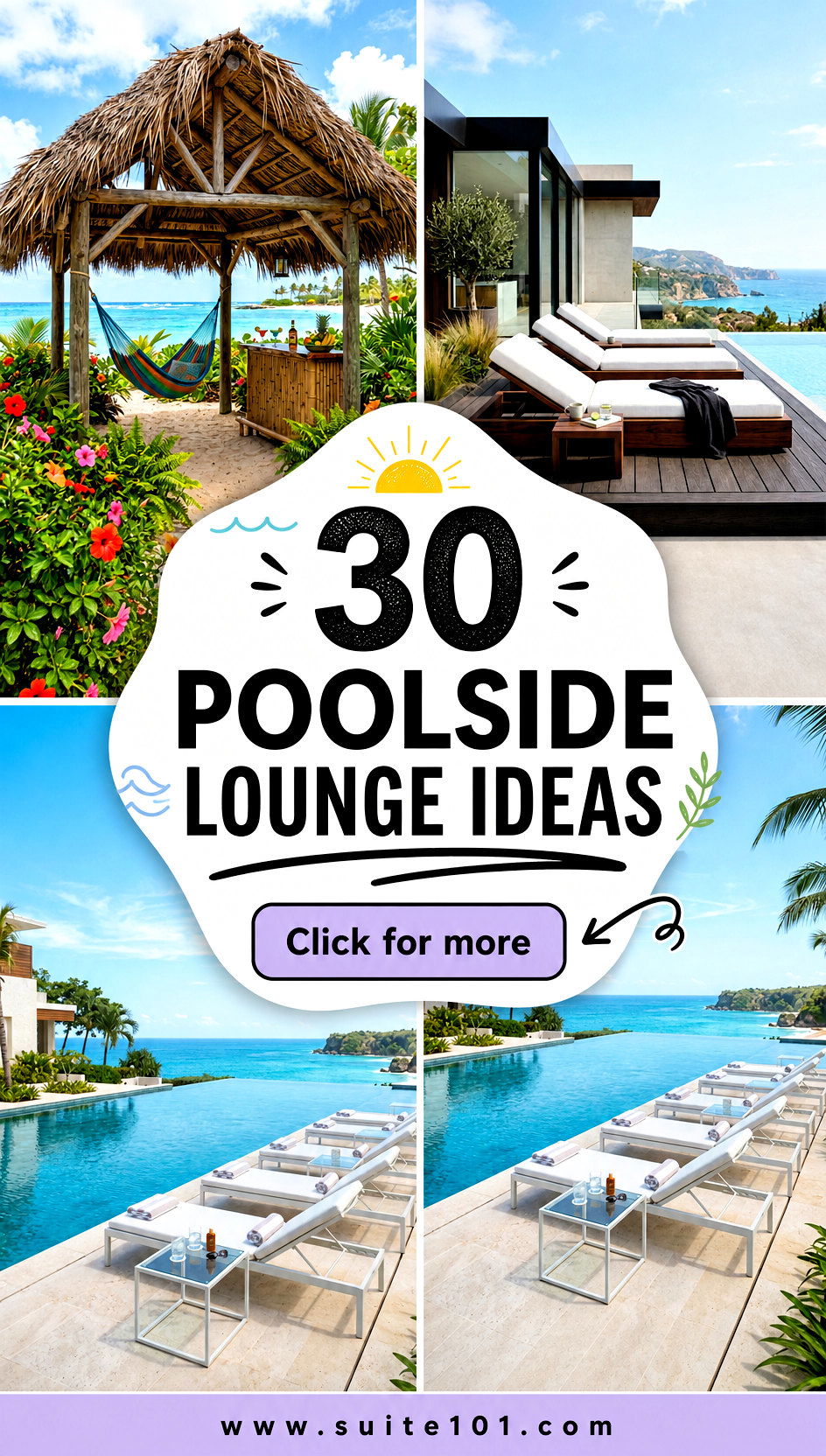 30 Poolside Lounge Ideas for Relaxing Comfort by the Water - 30 Poolside Lounge Ideas for Relaxing Comfort by the Water