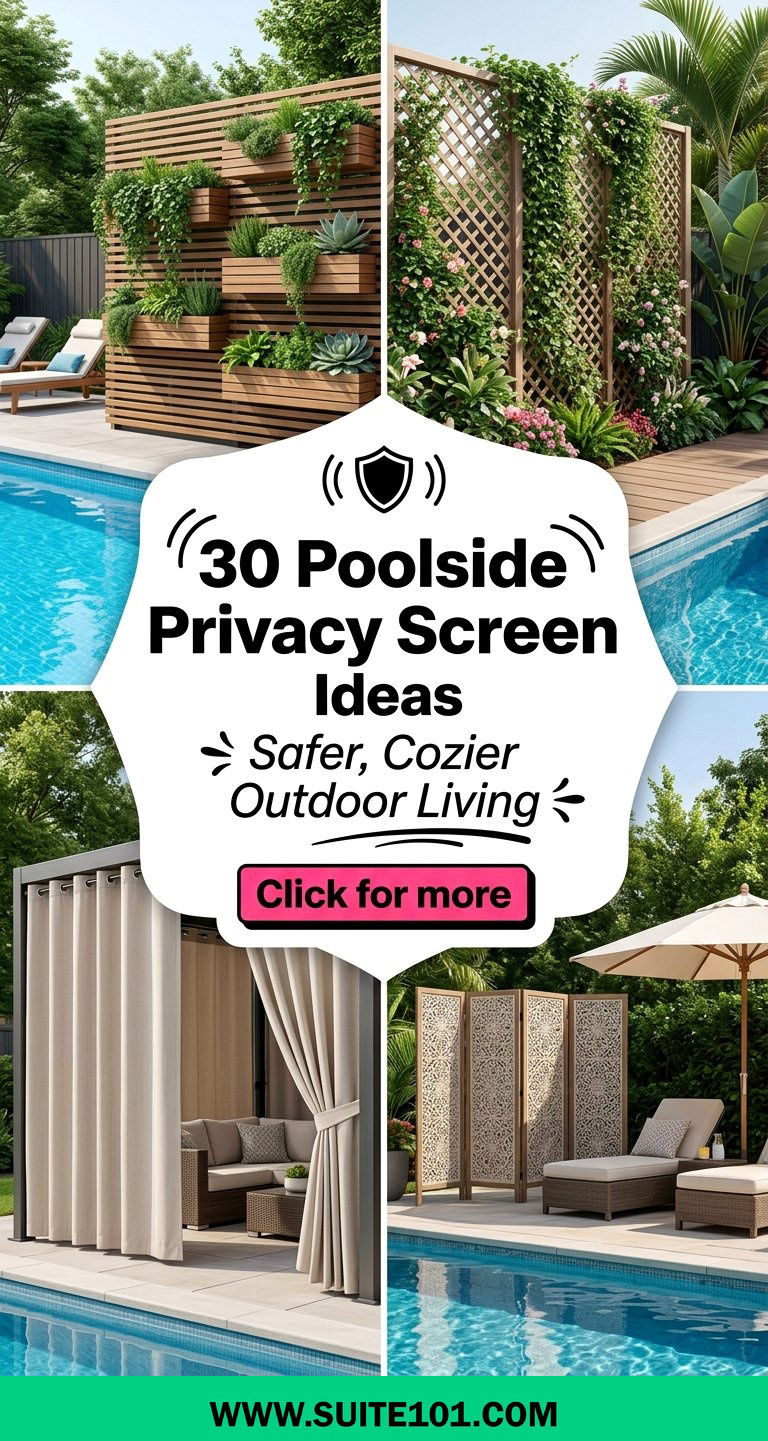 30 Poolside Privacy Screen Ideas for Safer Cozier Outdoor Living - 30 Poolside Privacy Screen Ideas for Safer, Cozier Outdoor Living