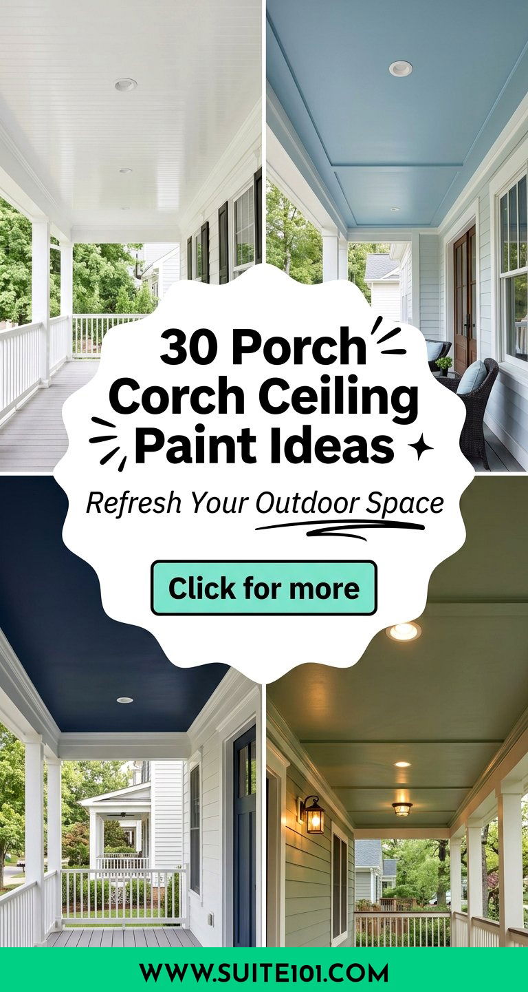 30 Porch Ceiling Paint Ideas to Refresh Your Outdoor Space - 30 Porch Ceiling Paint Ideas to Refresh Your Outdoor Space