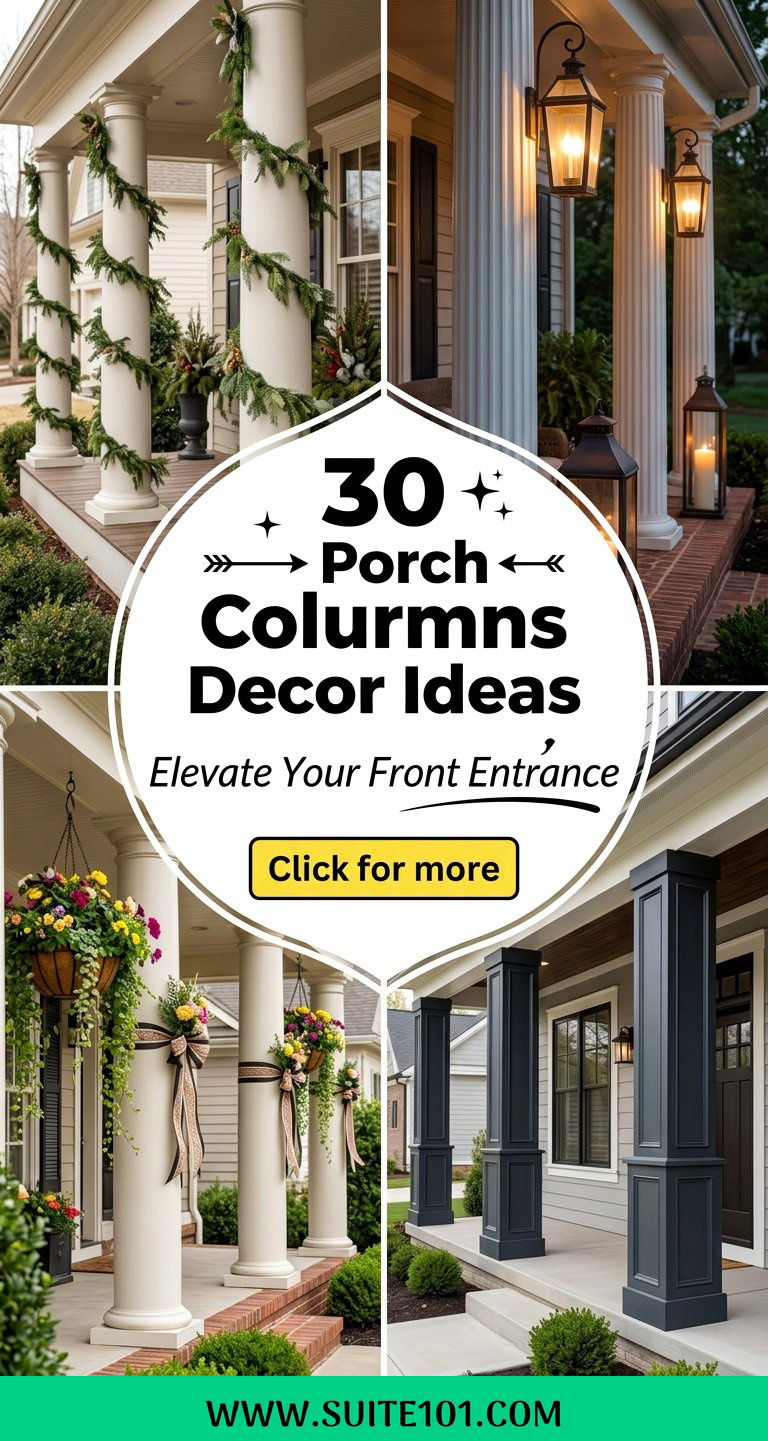 30 Porch Columns Decor Ideas to Elevate Your Front Entrance - 30 Porch Columns Decor Ideas to Elevate Your Front Entrance