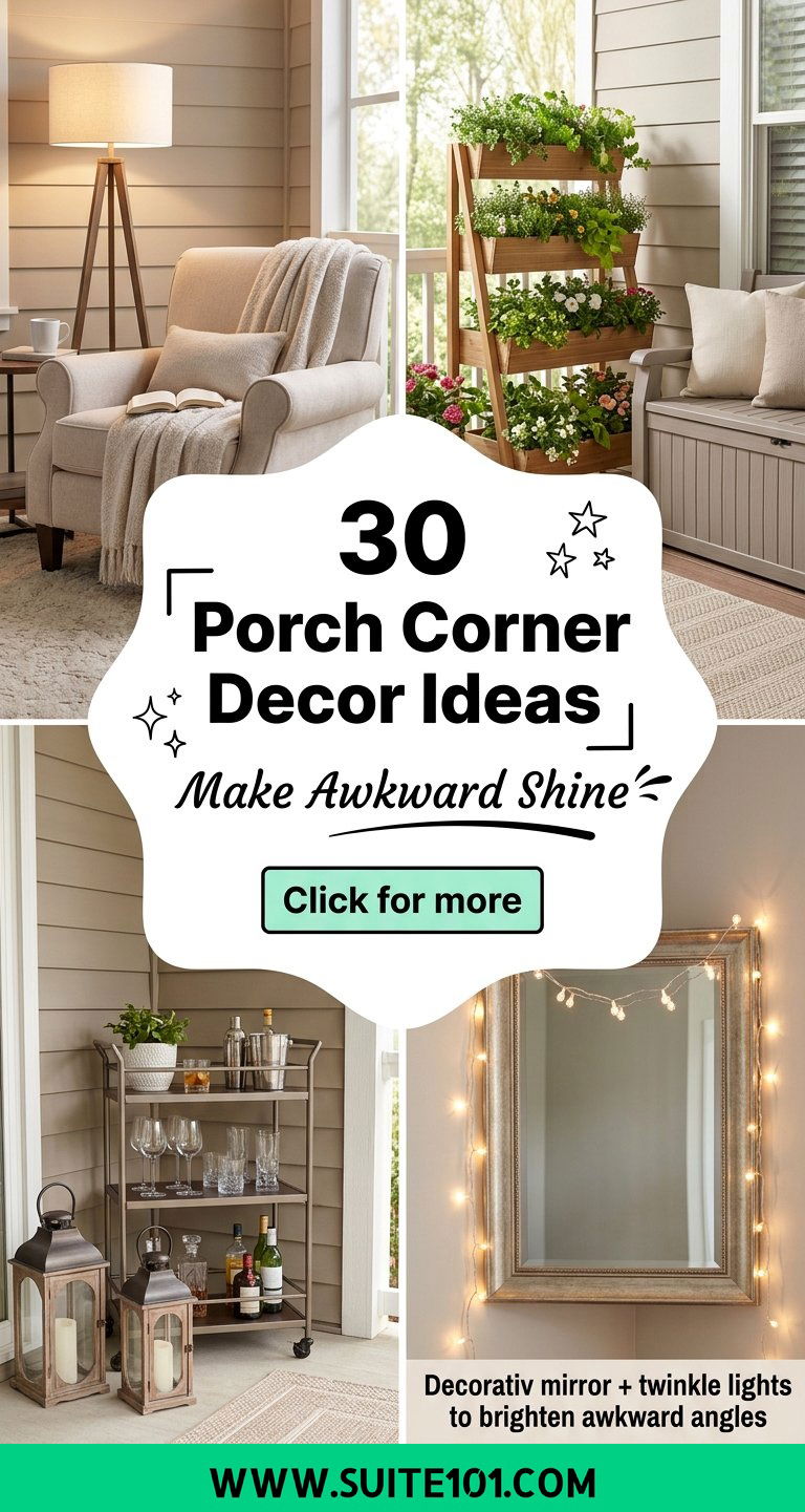 30 Porch Corner Decor Ideas That Make Awkward Spaces Shine - 30 Porch Corner Decor Ideas That Make Awkward Spaces Shine