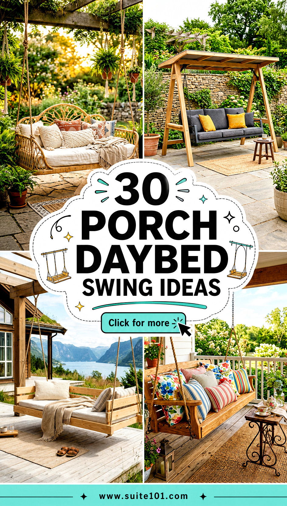 30 Porch Daybed Swing Ideas for Relaxing Outdoor Lounging - 30 Porch Daybed Swing Ideas for Relaxing Outdoor Lounging