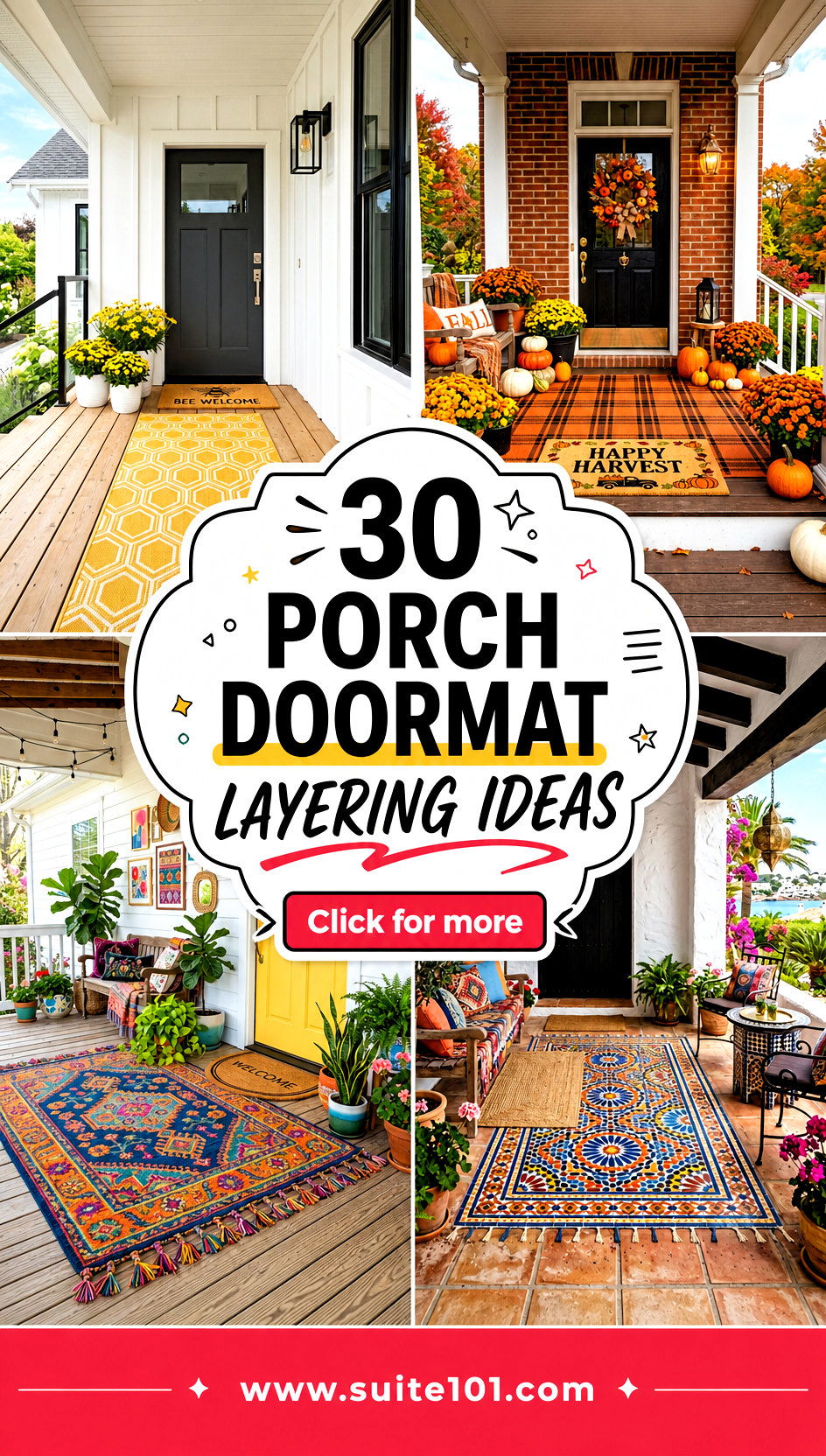 30 Porch Doormat Layering Ideas for a Cozy Clean Entry - 30 Porch Doormat Layering Ideas for a Cozy, Clean Entry
