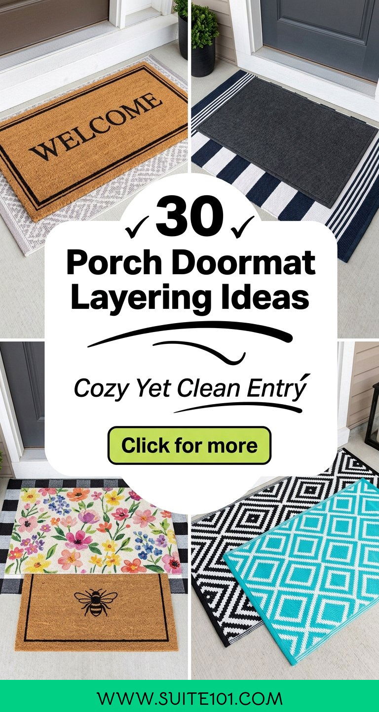30 Porch Doormat Layering Ideas for a Cozy Clean Entry - 30 Porch Doormat Layering Ideas for a Cozy, Clean Entry