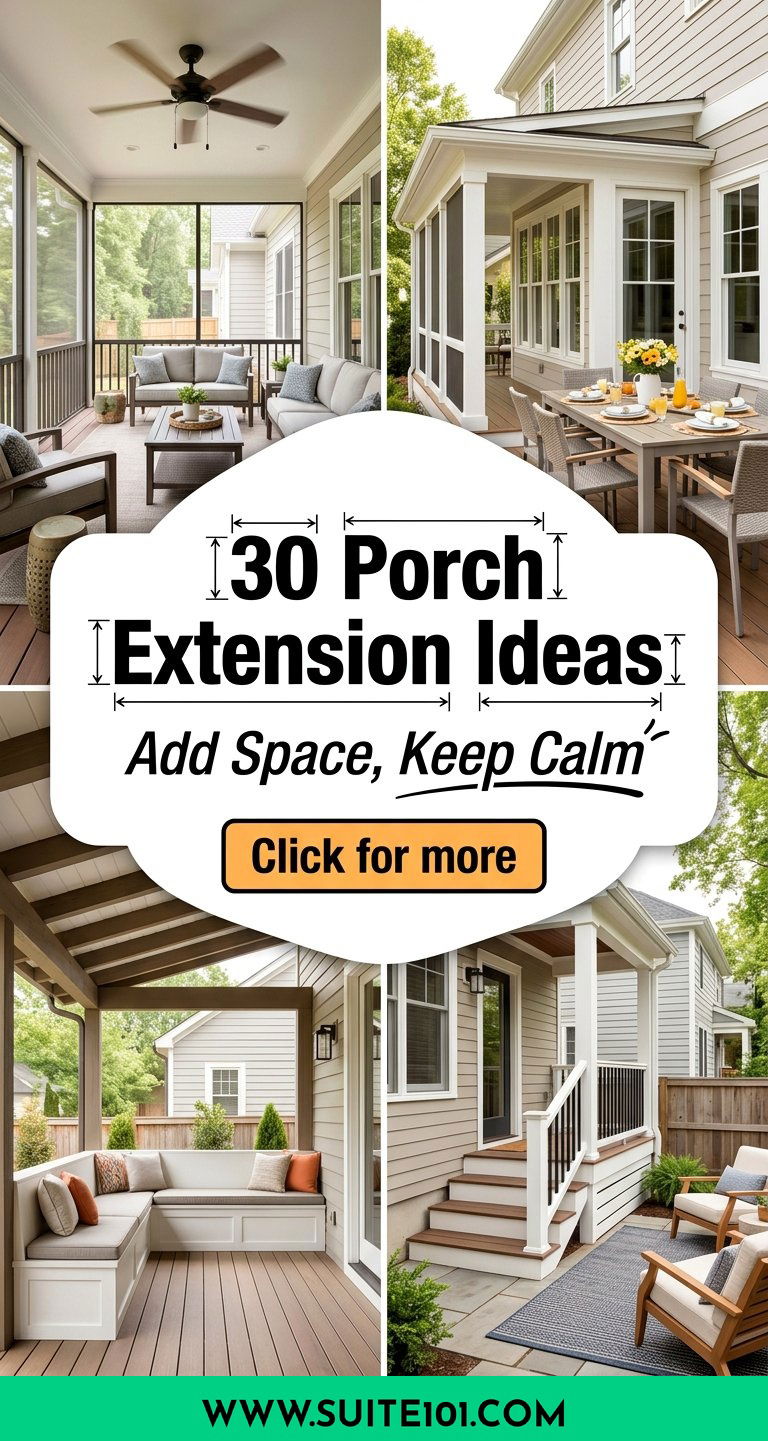 30 Porch Extension Ideas to Add Space Without the Stress - 30 Porch Extension Ideas to Add Space Without the Stress