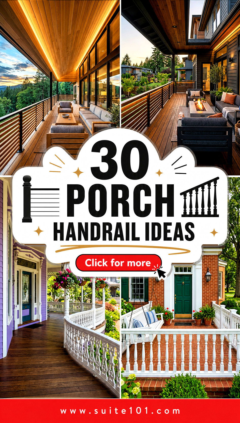 30 Porch Handrail Ideas to Boost Safety and Curb Appeal - 30 Porch Handrail Ideas to Boost Safety and Curb Appeal