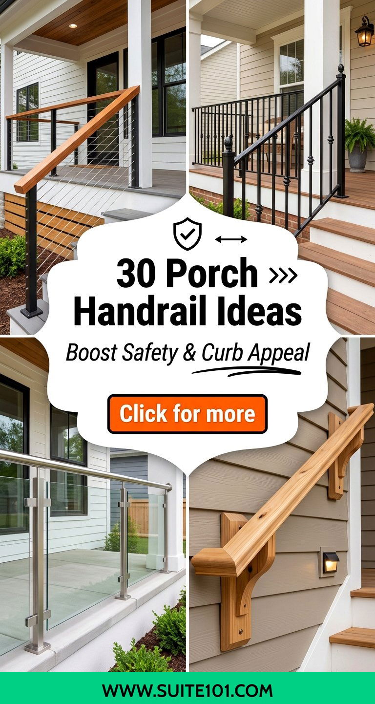 30 Porch Handrail Ideas to Boost Safety and Curb Appeal - 30 Porch Handrail Ideas to Boost Safety and Curb Appeal
