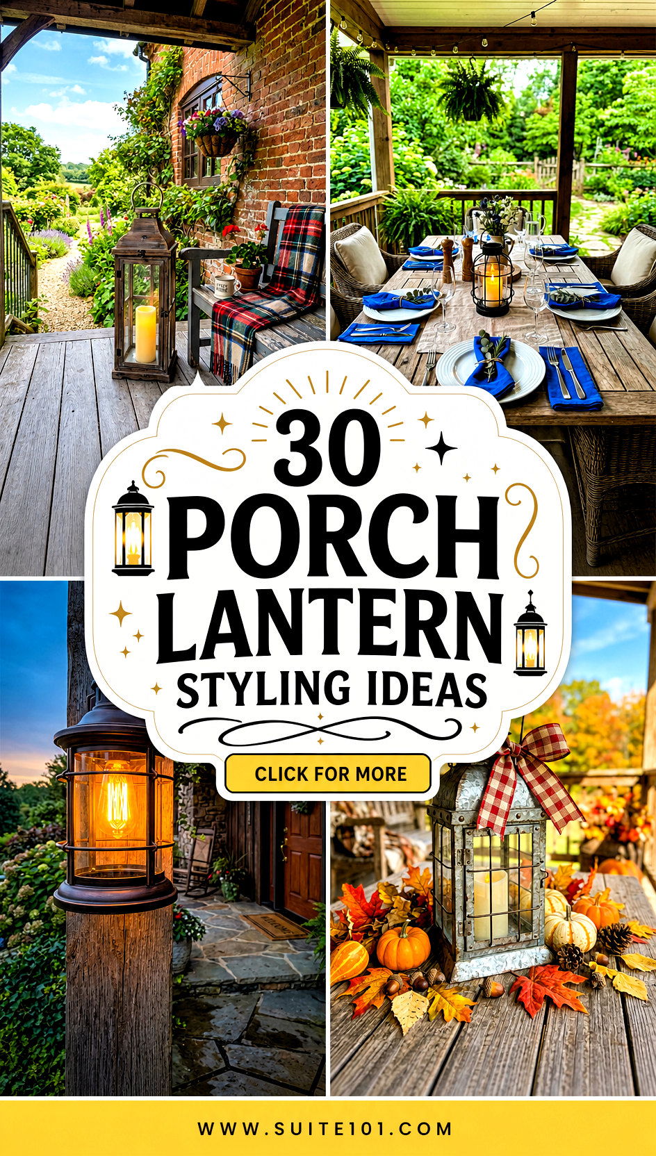 30 Porch Lantern Styling Ideas to Brighten Every Evening - 30 Porch Lantern Styling Ideas to Brighten Every Evening