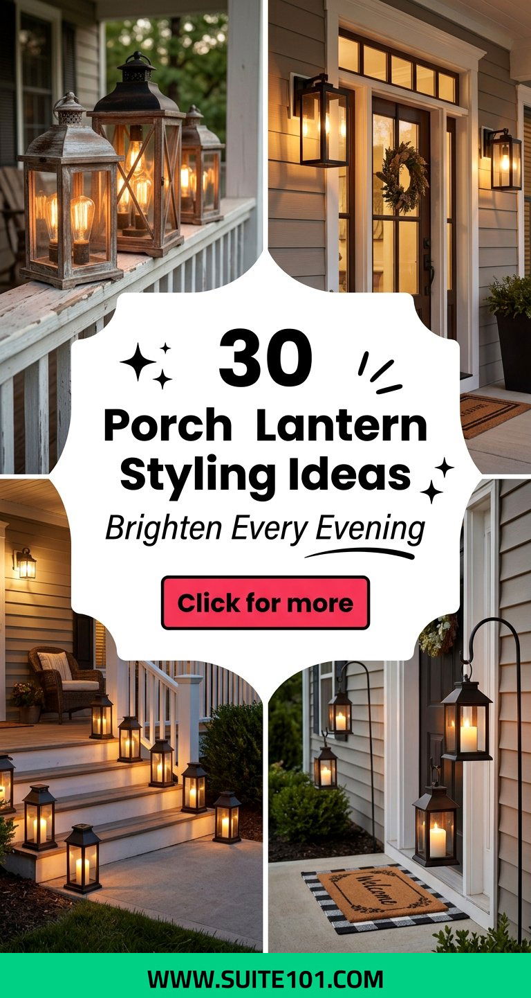 30 Porch Lantern Styling Ideas to Brighten Every Evening - 30 Porch Lantern Styling Ideas to Brighten Every Evening