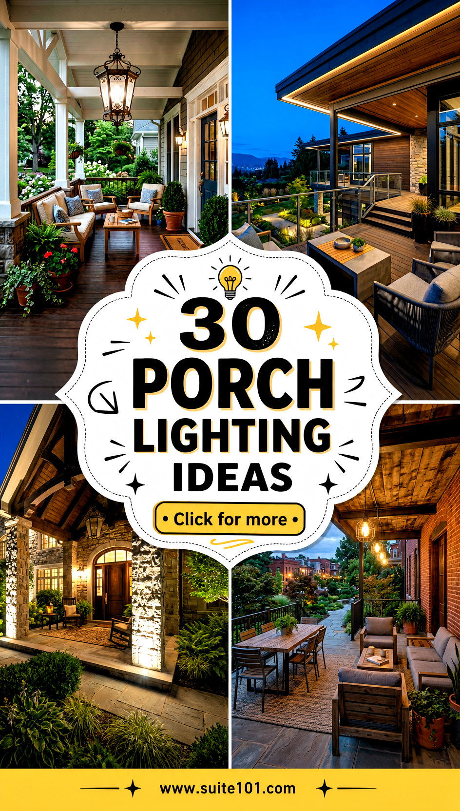 30 Porch Lighting Ideas for Safe Stunning Night Curb Appeal - 30 Porch Lighting Ideas for Safe, Stunning Night Curb Appeal