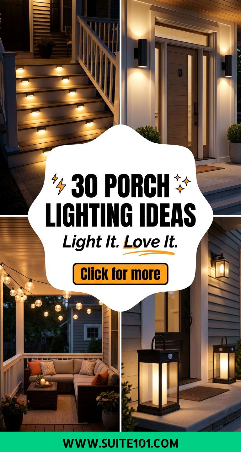 30 Porch Lighting Ideas for Safe Stunning Night Curb Appeal - 30 Porch Lighting Ideas for Safe, Stunning Night Curb Appeal