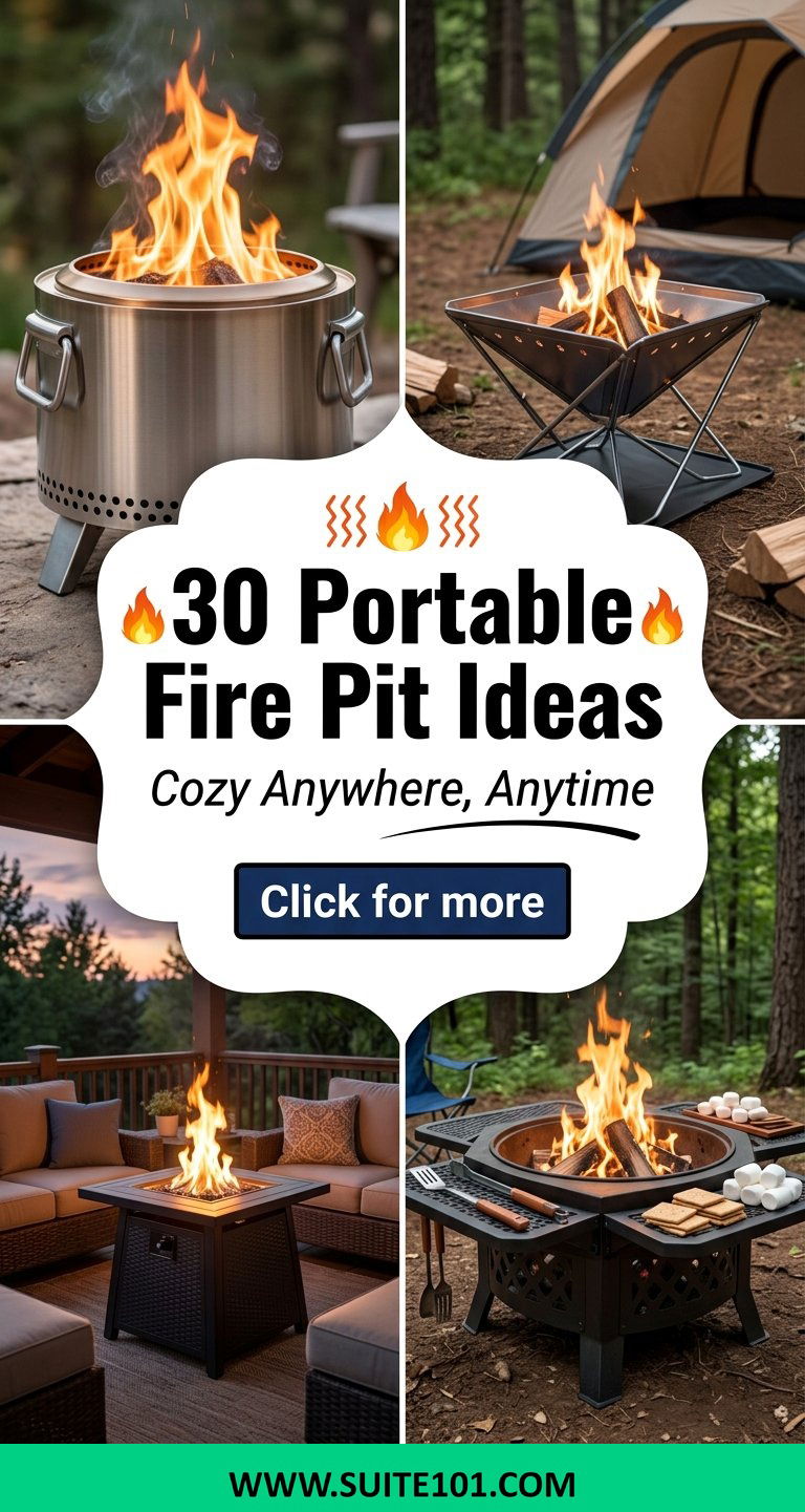 30 Portable Fire Pit Ideas for Cozy Nights Anywhere You Go - 30 Portable Fire Pit Ideas for Cozy Nights Anywhere You Go