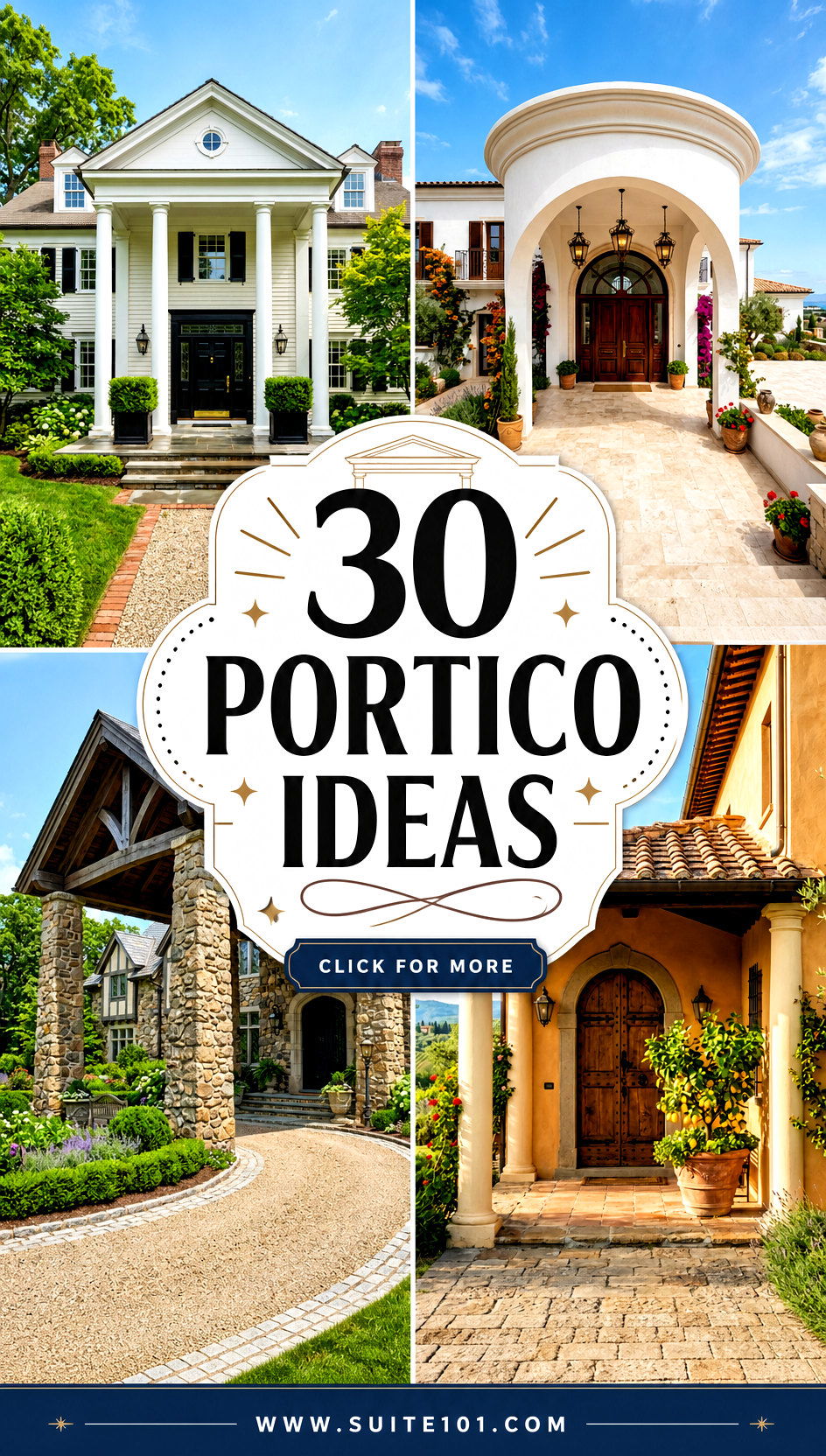 30 Portico Ideas to Elevate Your Entryway With Style and Shade - 30 Portico Ideas to Elevate Your Entryway With Style and Shade