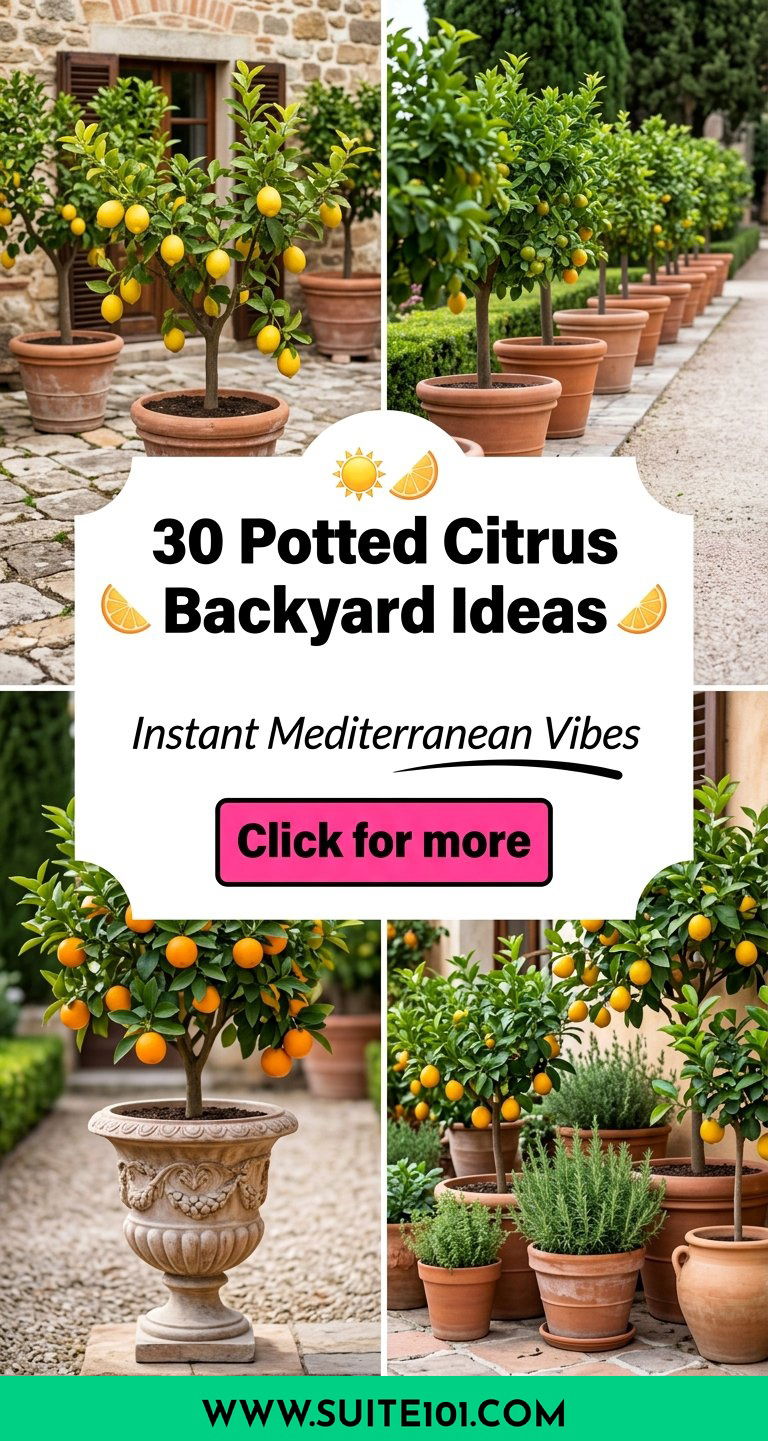 30 Potted Citrus Backyard Ideas for Instant Mediterranean Vibes - 30 Potted Citrus Backyard Ideas for Instant Mediterranean Vibes
