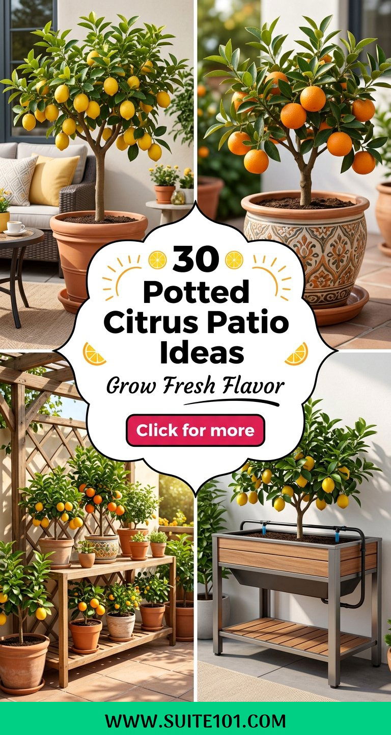 30 Potted Citrus Patio Ideas to Grow Fresh Flavor Near Home - 30 Potted Citrus Patio Ideas to Grow Fresh Flavor Near Home