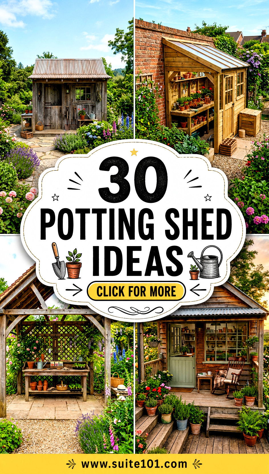 30 Potting Shed Ideas for Better Storage Tools and Plants - 30 Potting Shed Ideas for Better Storage, Tools, and Plants