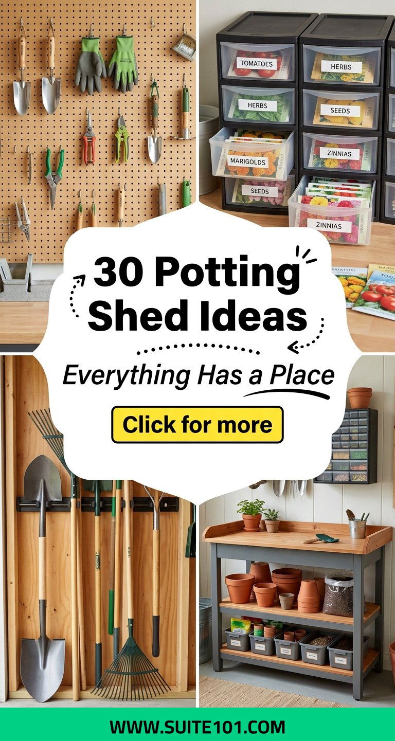 30 Potting Shed Ideas for Better Storage Tools and Plants - 30 Potting Shed Ideas for Better Storage, Tools, and Plants