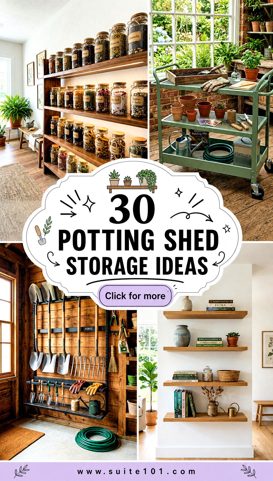 30 Potting Shed Storage Ideas for Tool and Supply Organization - 30 Potting Shed Storage Ideas for Tool and Supply Organization