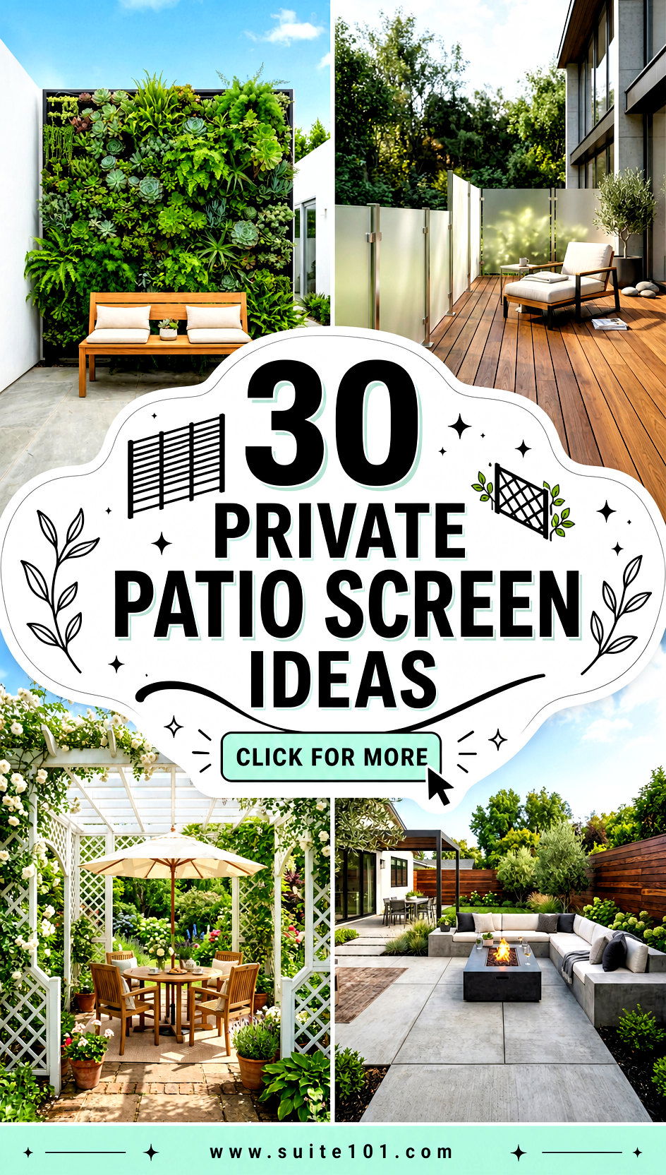 30 Private Patio Screen Ideas for Cozy Shade and More Privacy - 30 Private Patio Screen Ideas for Cozy Shade and More Privacy