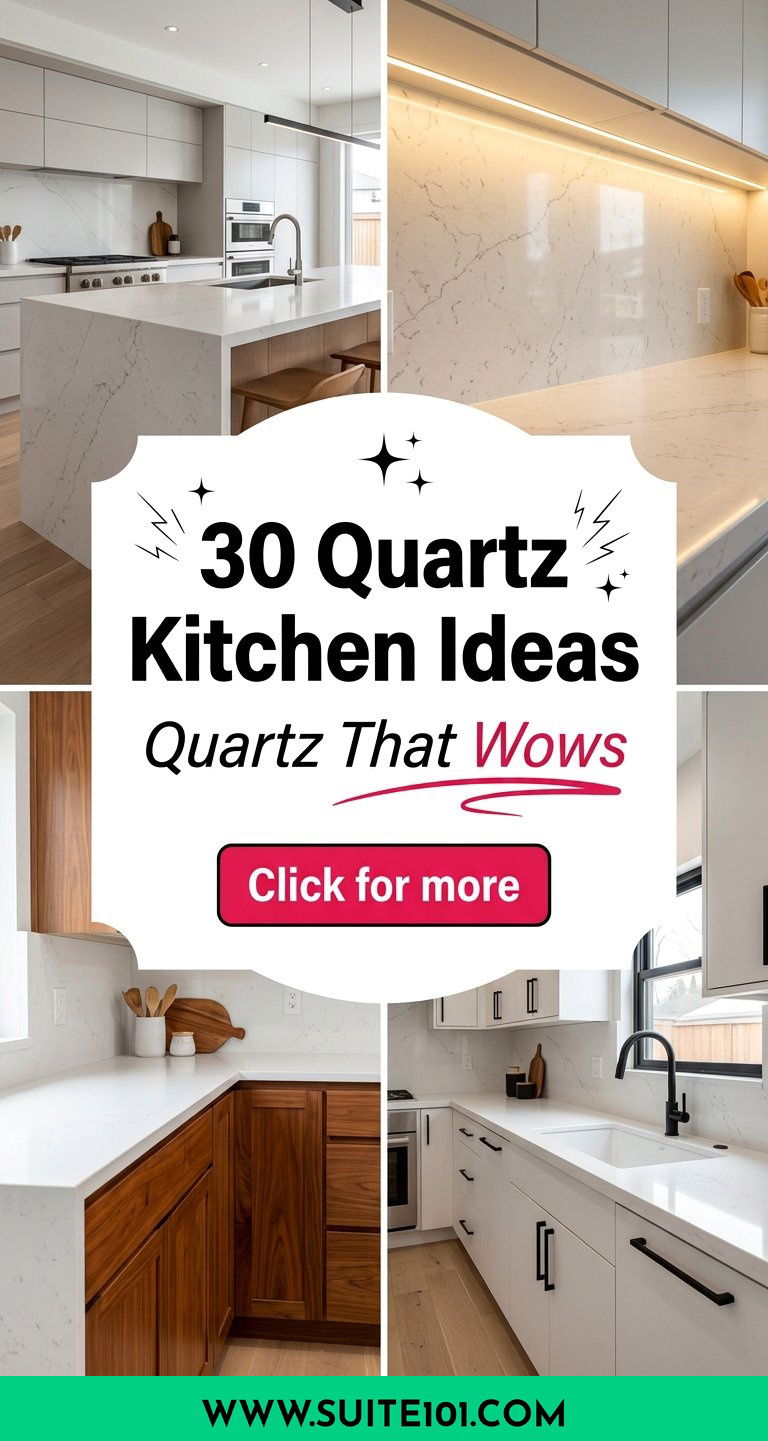 30 Quartz Kitchen Ideas for Stunning Countertops and Style - 30 Quartz Kitchen Ideas for Stunning Countertops and Style