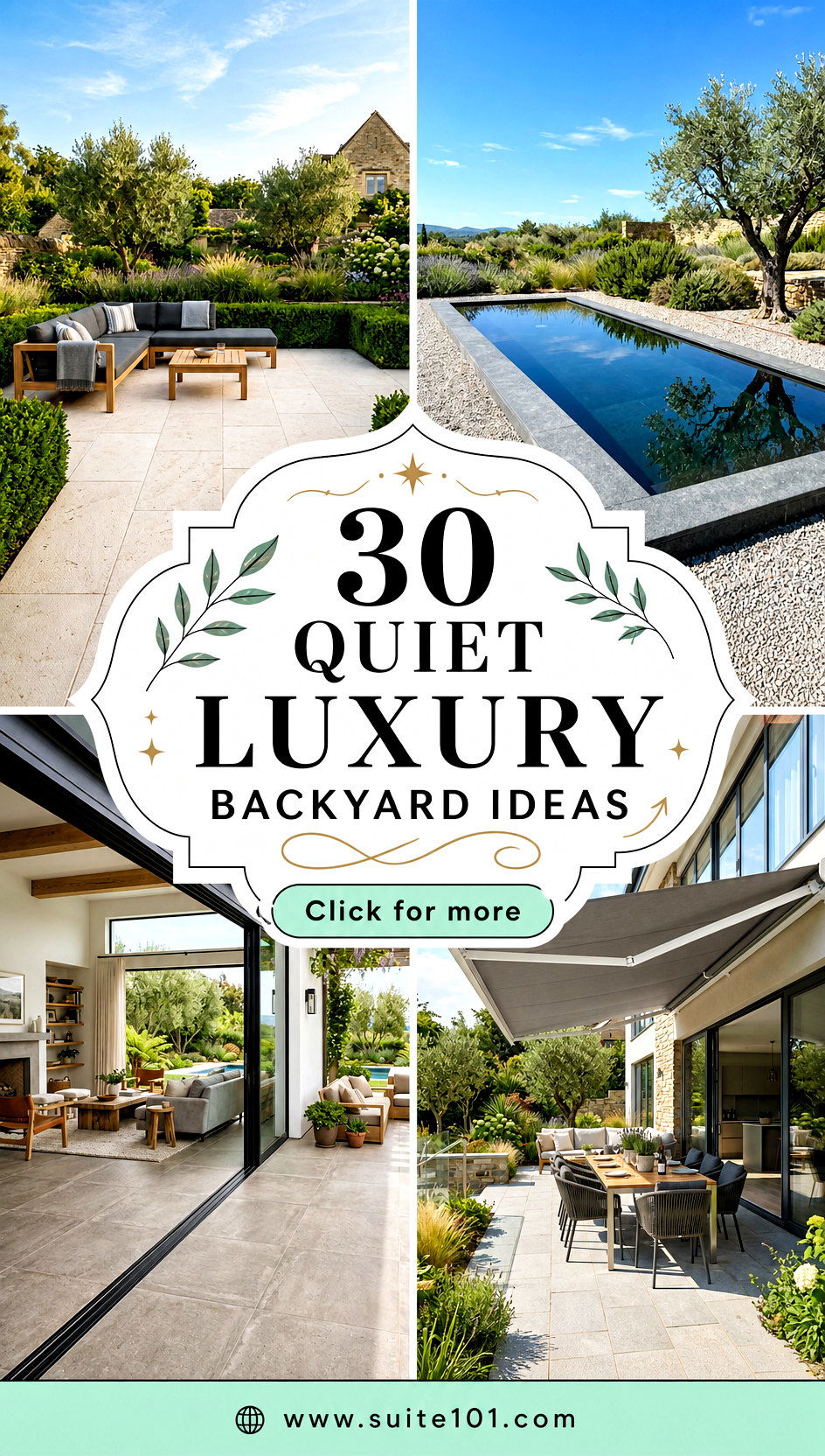 30 Quiet Luxury Backyard Ideas to Create Your Private Oasis - 30 Quiet Luxury Backyard Ideas to Create Your Private Oasis