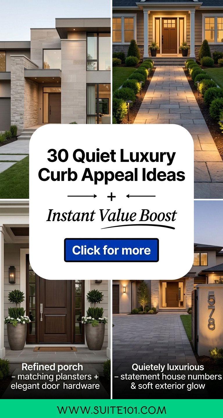30 Quiet Luxury Curb Appeal Ideas That Instantly Boost Value - 30 Quiet Luxury Curb Appeal Ideas That Instantly Boost Value
