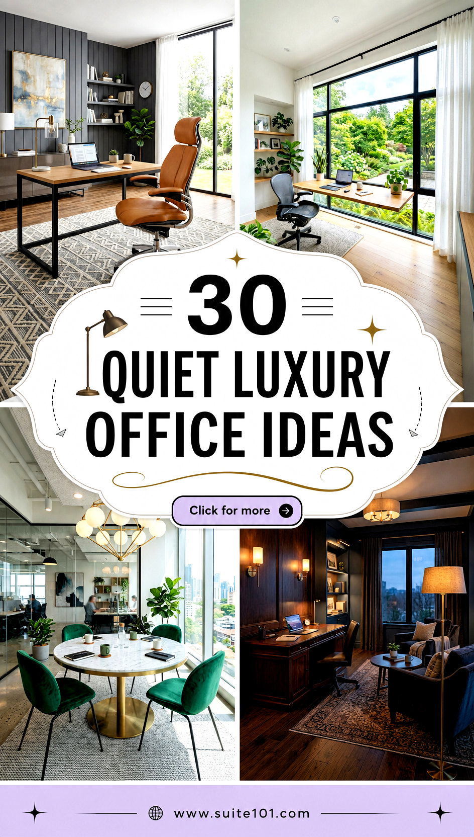 30 Quiet Luxury Office Ideas for a Tranquil Productivity Boost - 30 Quiet Luxury Office Ideas for a Tranquil Productivity Boost