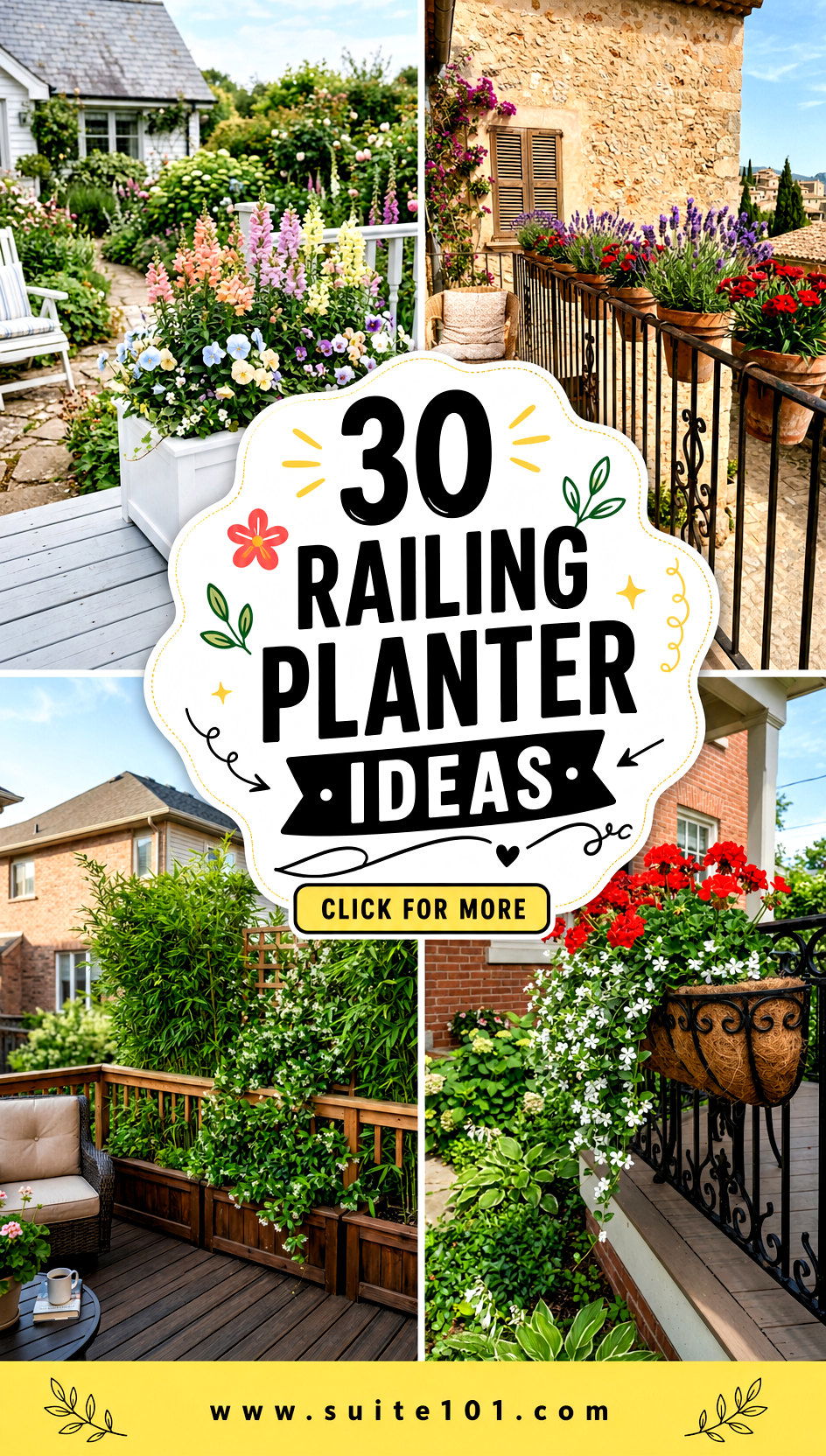 30 Railing Planter Ideas for Balconies and Small Spaces - 30 Railing Planter Ideas for Balconies and Small Spaces