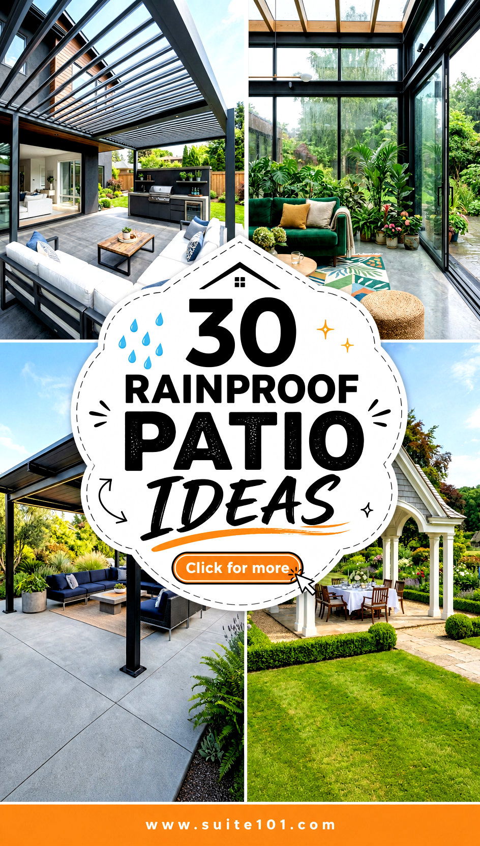30 Rainproof Patio Ideas for Outdoor Comfort in Any Weather - 30 Rainproof Patio Ideas for Outdoor Comfort in Any Weather