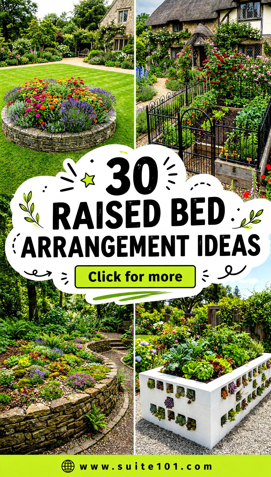 30 Raised Bed Arrangement Ideas for a Beautiful Productive Plot - 30 Raised Bed Arrangement Ideas for a Beautiful, Productive Plot