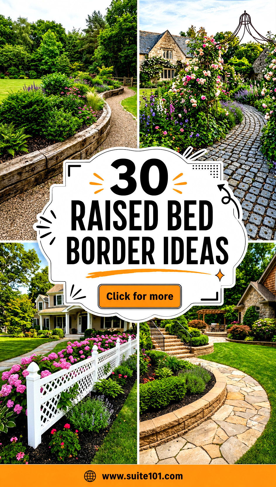 30 Raised Bed Border Ideas for Cleaner Edges and Better Drainage - 30 Raised Bed Border Ideas for Cleaner Edges and Better Drainage
