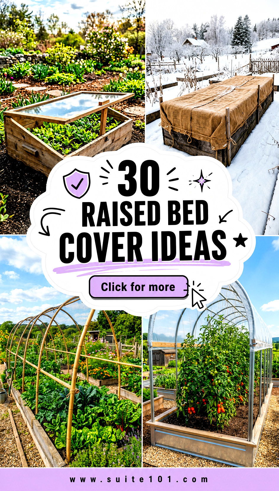 30 Raised Bed Cover Ideas Protect Crops With Clever Styles - 30 Raised Bed Cover Ideas: Protect Crops With Clever Styles