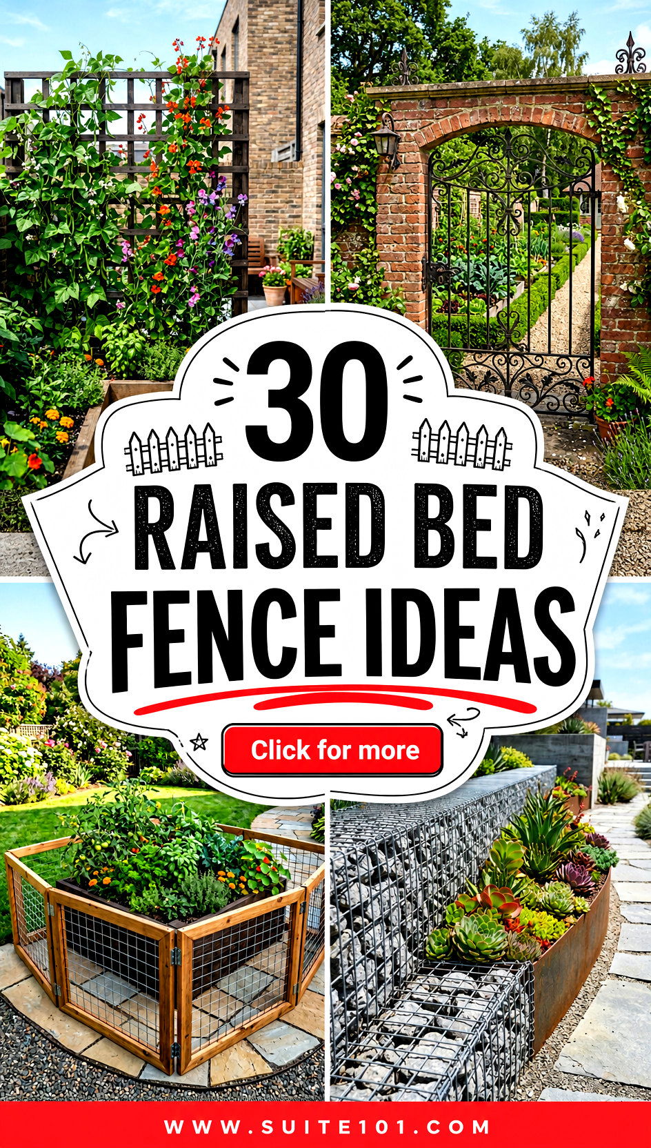30 Raised Bed Fence Ideas Keep Pets Out and Plants Thriving - 30 Raised Bed Fence Ideas: Keep Pets Out and Plants Thriving
