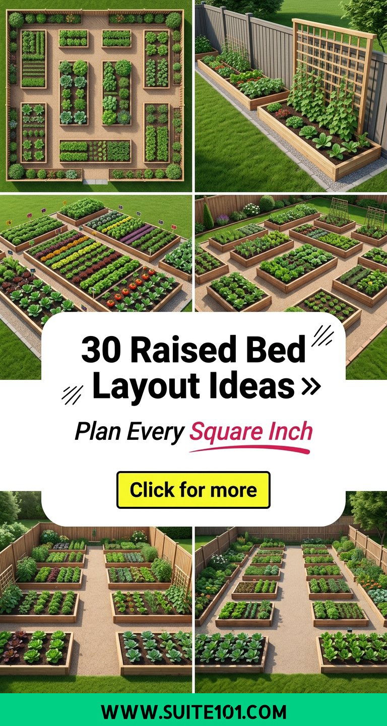 30 Raised Bed Layout Ideas to Maximize Every Inch in Your Garden - 30 Raised Bed Layout Ideas to Maximize Every Inch in Your Garden