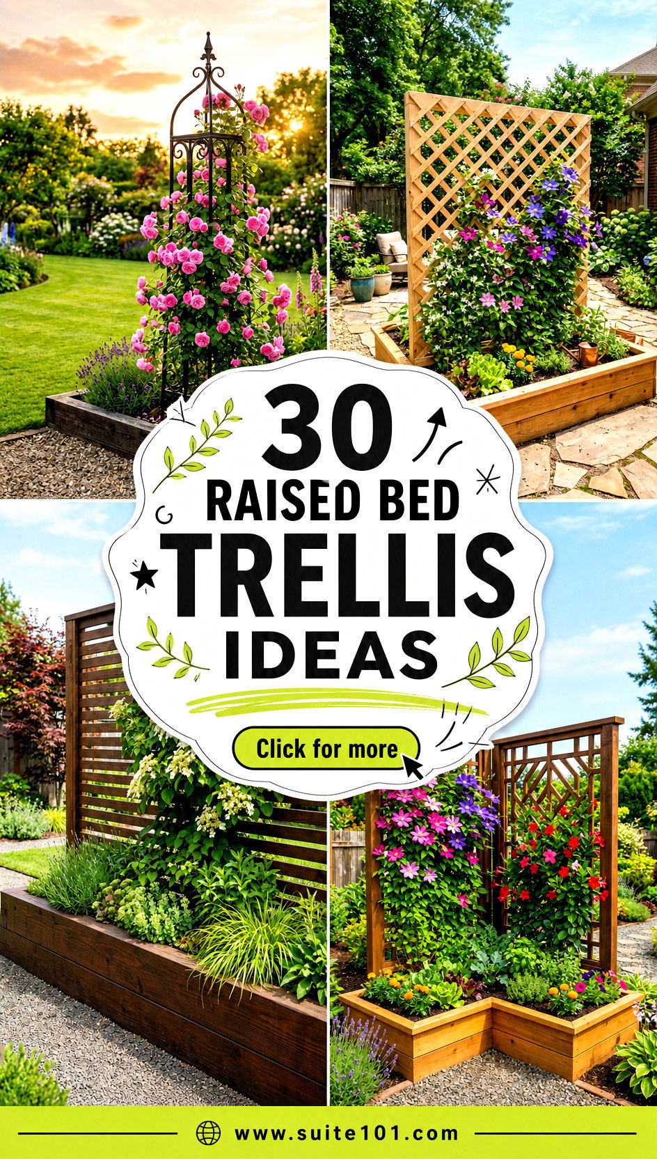 30 Raised Bed Trellis Ideas for Vertical Growing and More Space - 30 Raised Bed Trellis Ideas for Vertical Growing and More Space